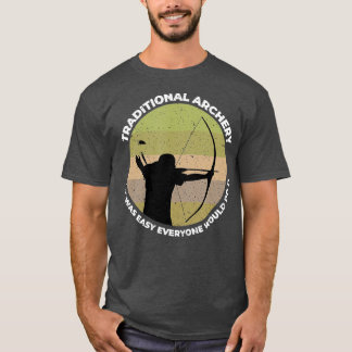 T-shirt Tir À L'Arc Vintage À Bow Si C'Était Eas