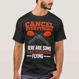 T-shirt Tir De Piège Pour Un Tir De Pigeon Argile