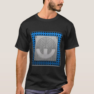 T-shirt Tir de sport ; Métal-regard