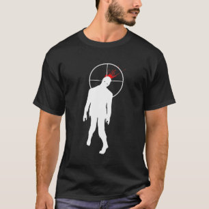 T-shirt tir principal de zombi ! - noir