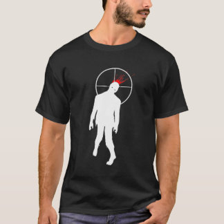 T-shirt tir principal de zombi ! - noir