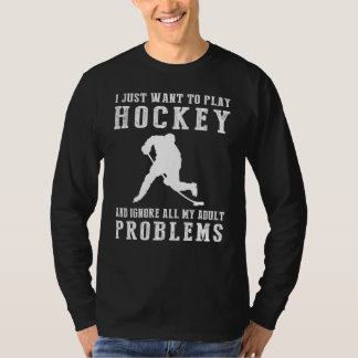 T-shirt Tir slap au rire : Hockey Escape Tee pour oublier