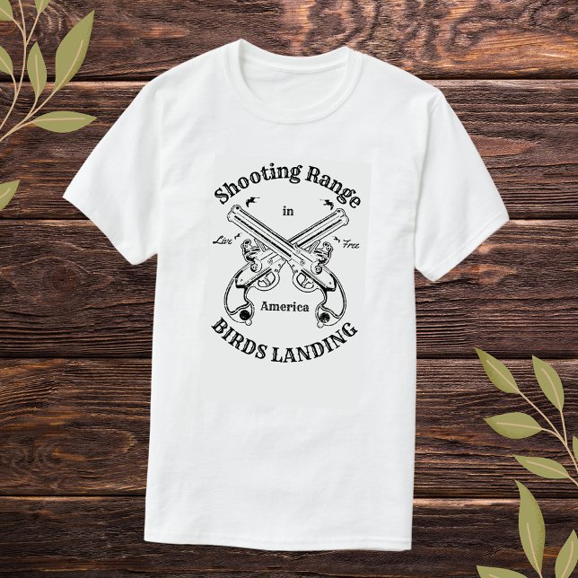 T-shirt Tir Sports Range Birds Landing California (Créateur téléchargé)