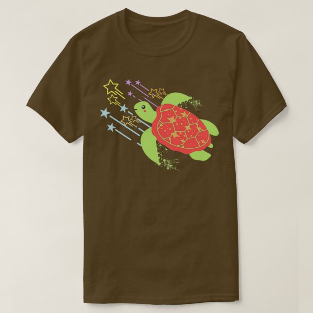T-shirt Tir Stars Turtle (Design devant)