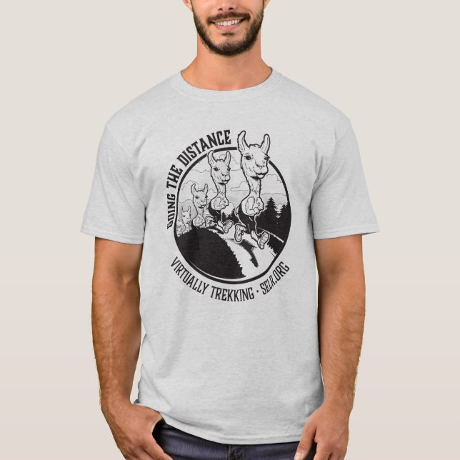 T-shirt Tirage gris pour homme de Trek virtuel (Devant)