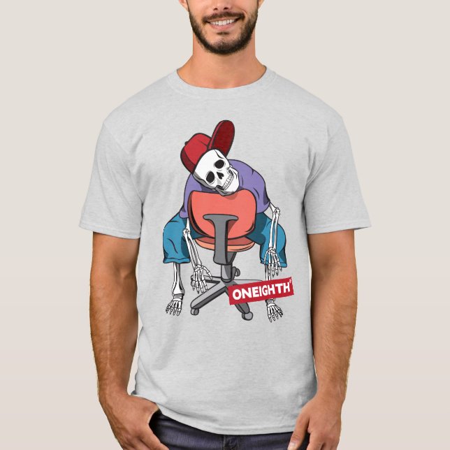 T-shirt Tired skull.　ONEIGHTH Tokyo Original (Devant)
