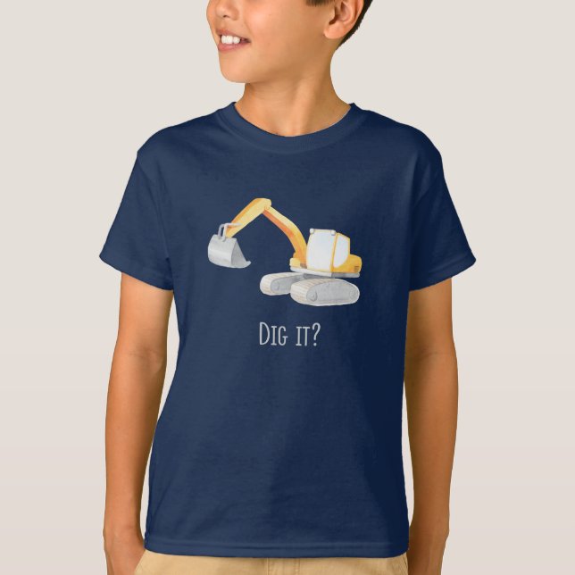 T-shirt Tirer ? Chemise des hommes de l'excavateur de Digg (Devant)
