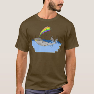 T-shirt Tirer des arcs-en-ciel sur votre trou de souffle