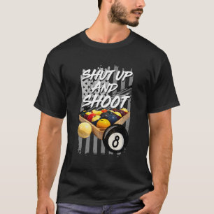 T-shirt Tirer Et Tirer Billard 8 Ball Pool Player