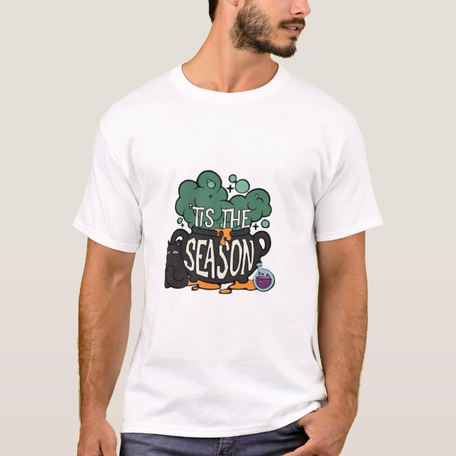 T-shirt Tis The Season Classic Minimal Simple (Devant)