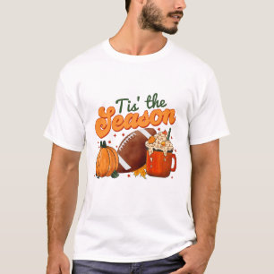 T-shirt Tiss the Season Automne Citrouilles et Football