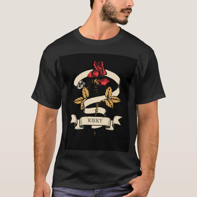 T-shirt Tissu uniqueRisque (Devant)