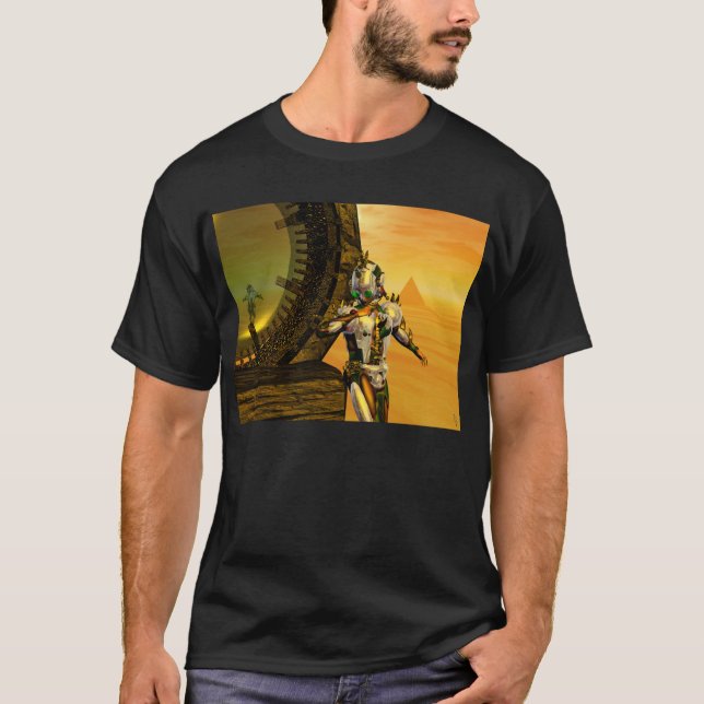 T-SHIRT TITAN DANS LE DÉSERT D'HYPERION (Devant)