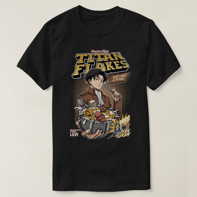 T-shirt Titan Flakes ( Shingeki no Kyojin ) (Design devant)