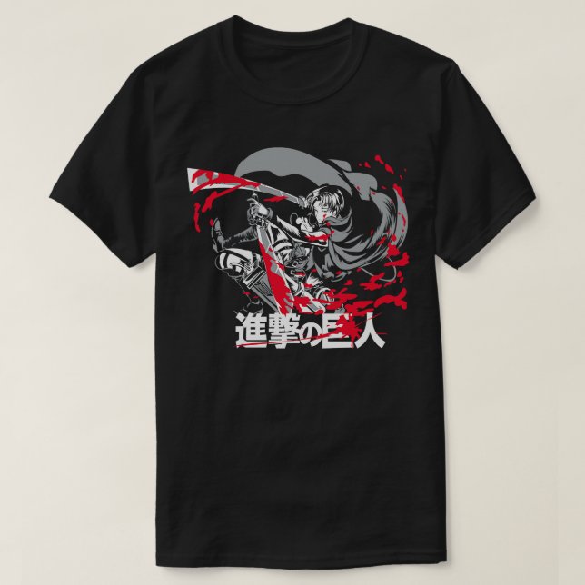 T-shirt Titan Intense Levi Ackerman (Design devant)