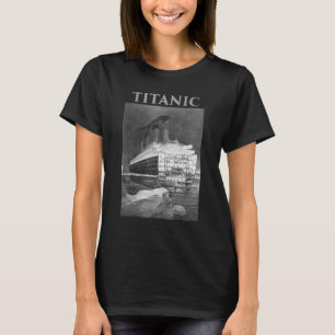 T-shirt Titanic Sinking Toucher Iceberg Vintage Memorabil