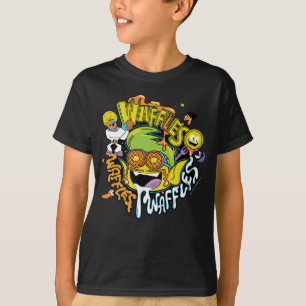 T-shirt Titans Ados, allez !   Beast Boy Waffles