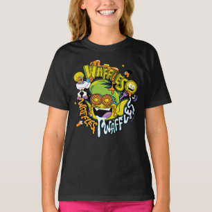 T-shirt Titans Ados, allez !   Beast Boy Waffles