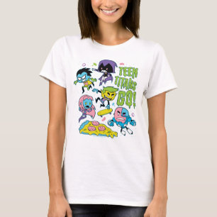T-shirt Titans Ados, allez !   Gnarly 90's Pizza Graphic