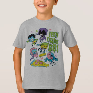 T-shirt Titans Ados, allez ! Gnarly 90's Pizza Graphic