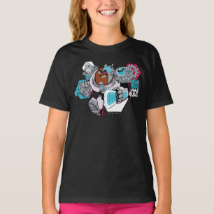 T-shirt Titans Ados, allez ! Graphique Arsenal de Cyborg