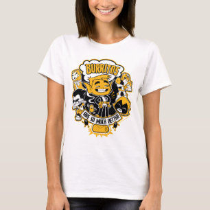 T-shirt Titans Ados, partez !   Beast Boy "Burritos Are Be