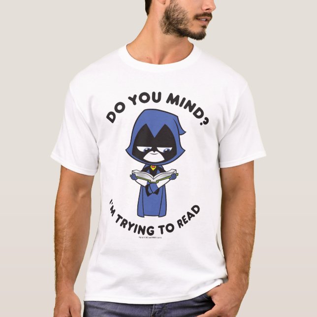 T-shirt Titans Ados, partez ! | Raven "J'essaie de lire" (Devant)
