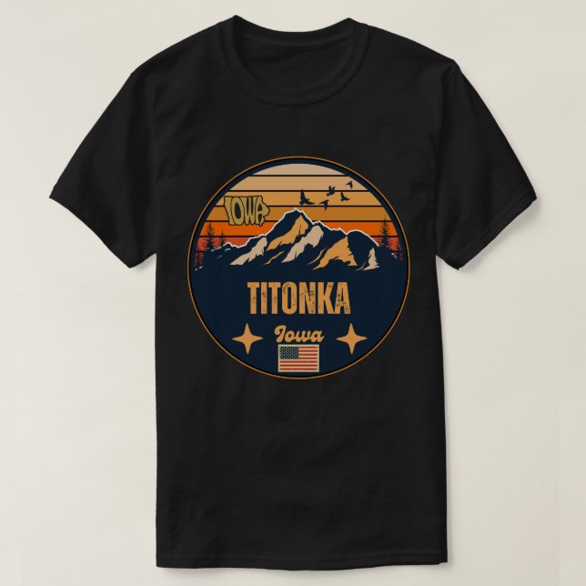T-shirt Titonka, Iowa (Design devant)