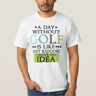 T-shirt titre de golf amusant citation de golf