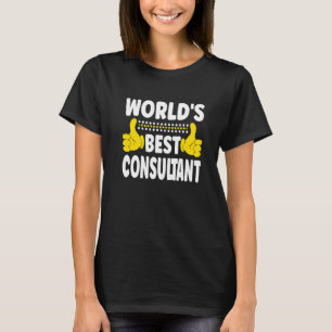 T-shirt Titre de l'emploi du meilleur consultant du monde