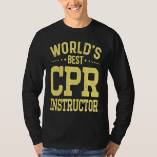 T-shirt Titre de poste de meilleur instructeur de RCR au m