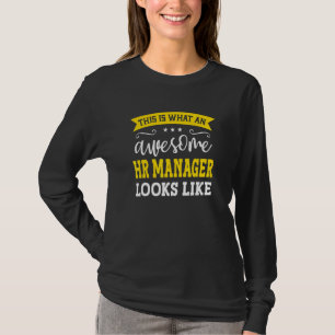 T-shirt Titre de poste de responsable RH Employé drôle Tra