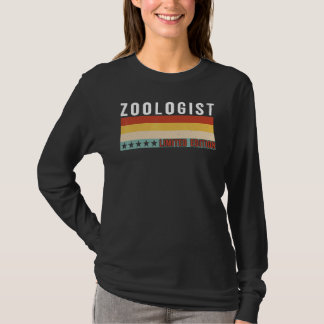 T-shirt Titre de poste de zoologue Profession Reconnaissan