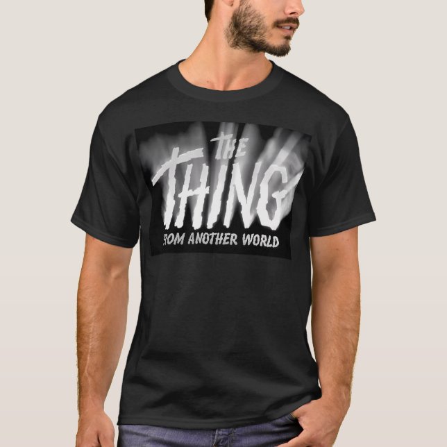 T-shirt Titre du film The Thing From Another World (1951) (Devant)