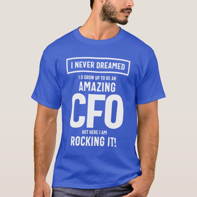T-shirt Titre du poste du directeur financier Extraordinai (Devant)