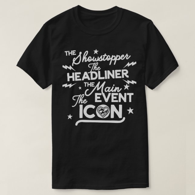 T-shirt Titre du Showstopper Shawn Michaels (Design devant)