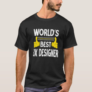 T-shirt Titre du travail du meilleur concepteur UX du mond