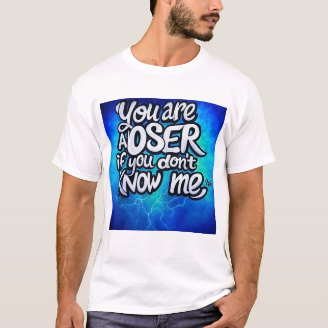 T-shirt Titre Gras Tee - "Vous êtes un perdant si vous ne  (Devant)
