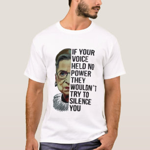 T-shirt Titre : Si Votre Voix N'Avait Pas De Citation De P