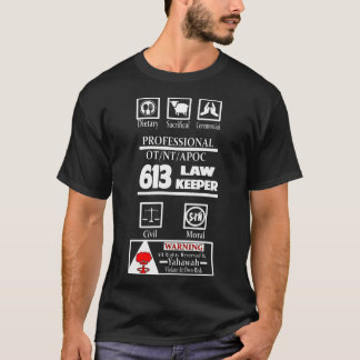T-shirt Titulaire du droit professionnel 613 Lois de la To