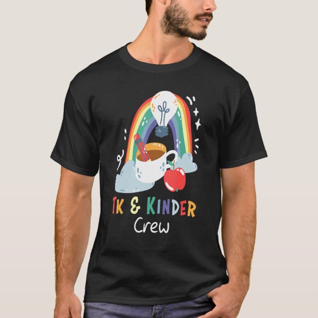 T-shirt TK et Kinder Crew Rainbow Transition Kindergarten (Devant)