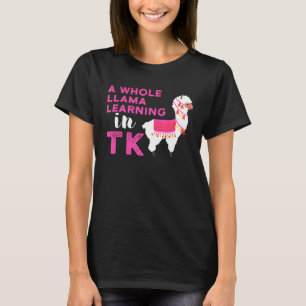 T-shirt TK jardin d'enfants transitoire Llama Learning