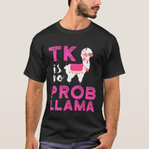 T-shirt TK jardin d'enfants transitoire Llama No Prob Llam