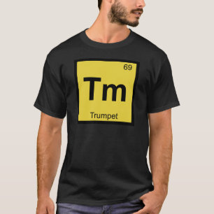 T-shirt Tm - Chimie de la musique de trompette Symbole de