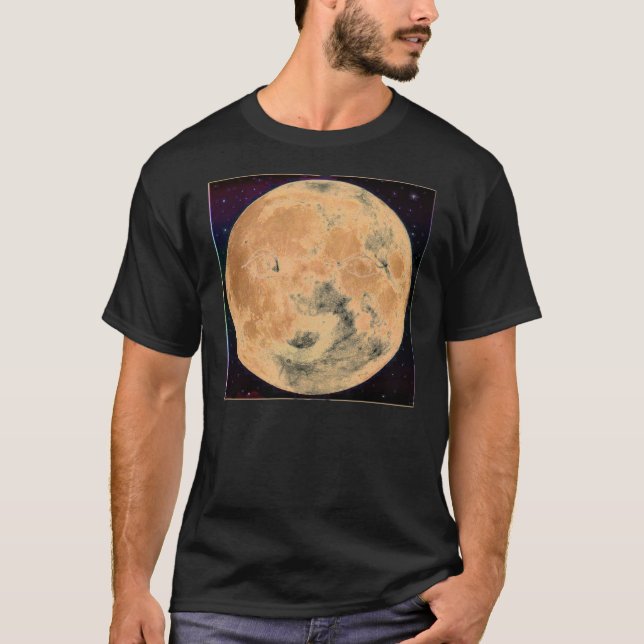 T-shirt TM de lune de la NASA (Devant)