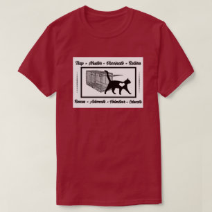 T-shirt TNR CAT Secourt Piège Neuter Vaccinant Retour