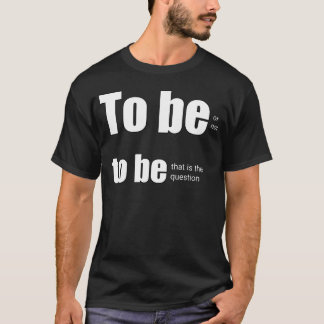 T-shirt To be or not to be hipster boy quote family