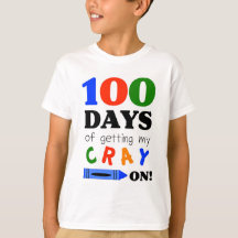 T-shirt to celebrate 100 days of Kindergarten