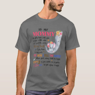 T-shirt To My Maman Cute Baby Elephant Baby Annoucement