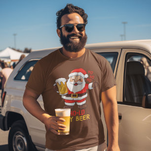 T-shirt Toast à la bière père Noël : Fun & Festive Christm